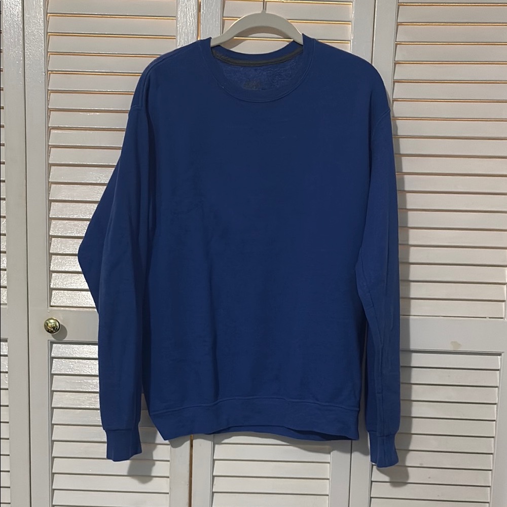 Fruit of the Loom Heather Blue Sweatshirt